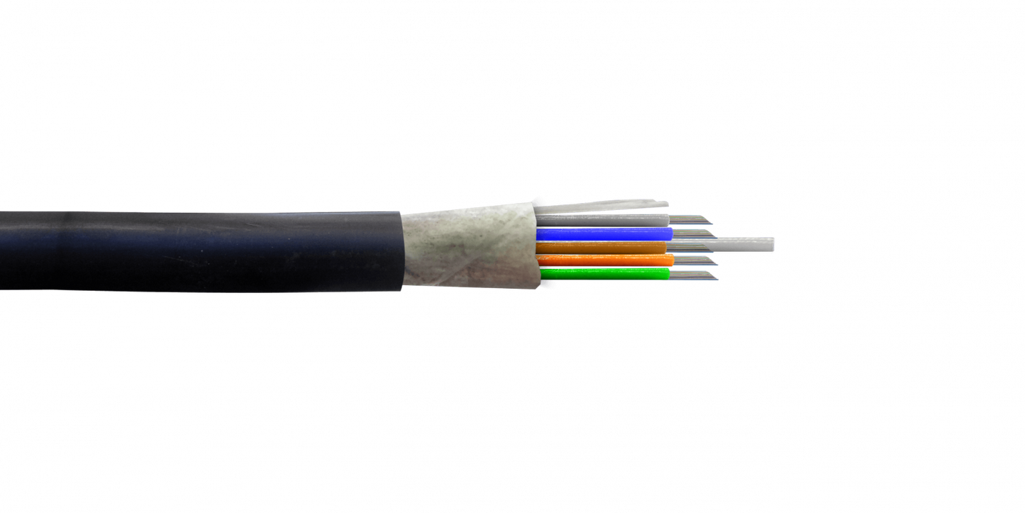 CFSK60 SM 60-Fibras-G652D 12x5-Tubos Cable Ext-PE 9/125um Monomodo 10mm