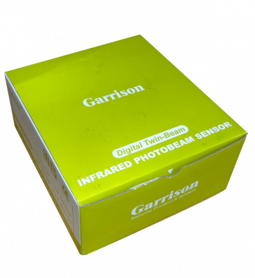 SENSOR-4 GARRISON Detector Lineal de Doble Haz LK-25 para Uso en Interiores y Exteriores con Alcance de 25 Metros, Alimentación 11-30VDC y Consumo 45mA