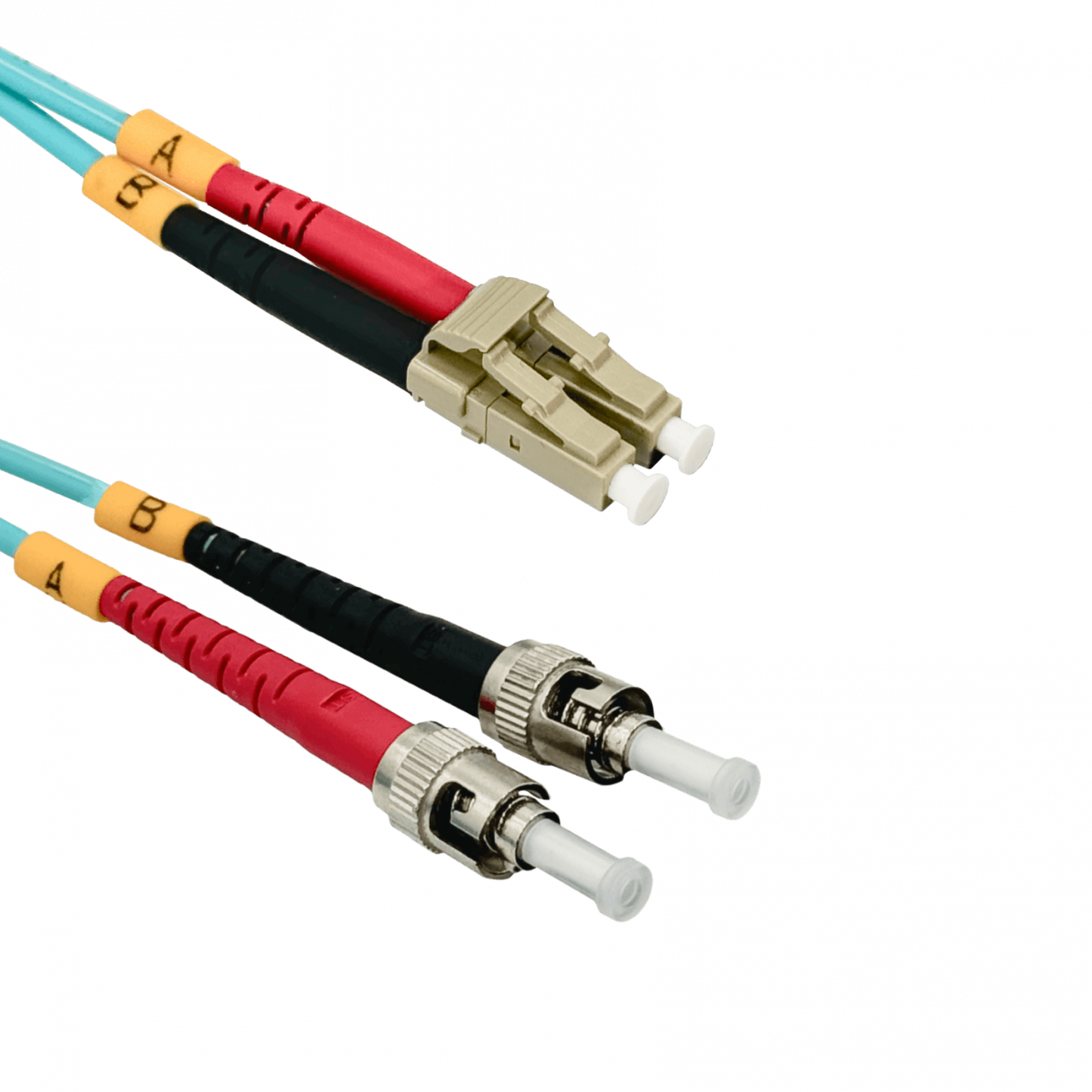 JF3LT2 2 metros LC-ST OM3 Multimodo MM Dúplex Cable de Fibra Óptica 3.0mm 50/125µm
