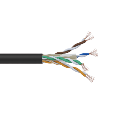 CP6N-10L LINKMADE 1MT CAT6 NEGRO LSZH LATIGUILLO DE RED MOLDEADO MULTIFILAR