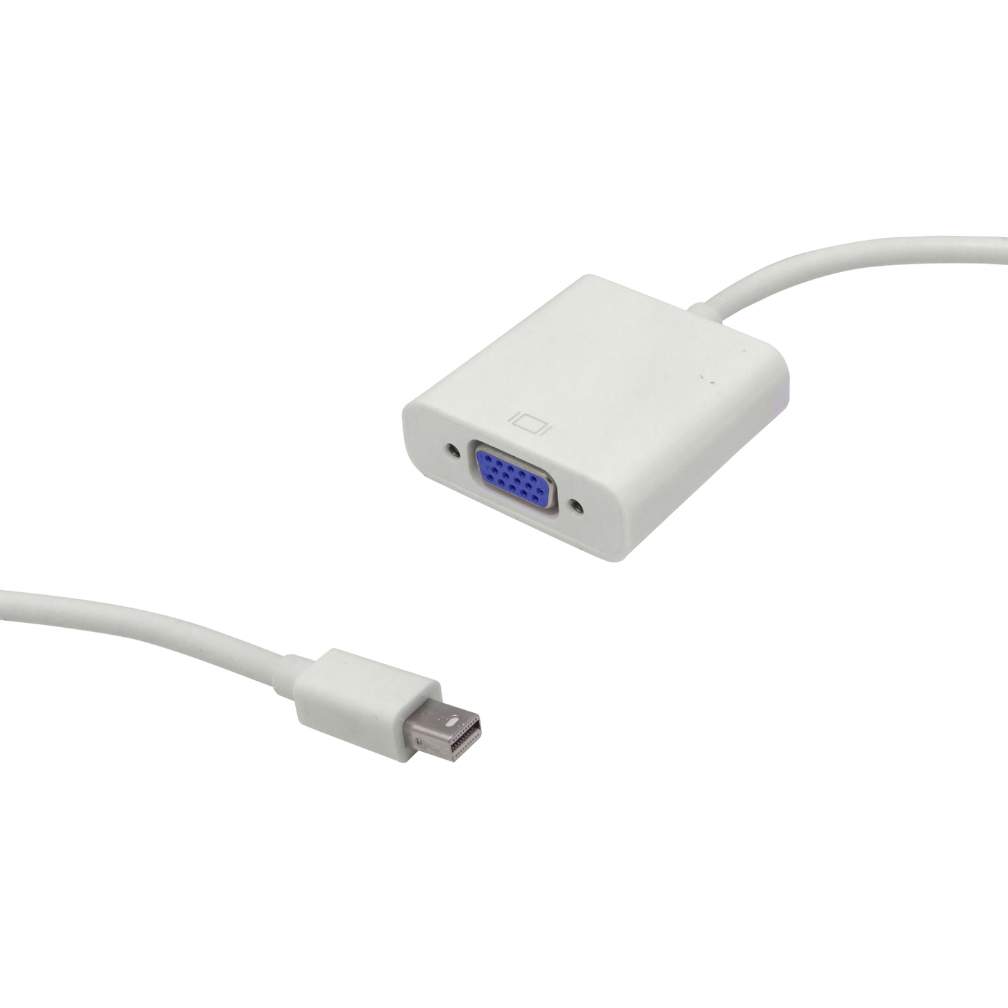 UL-MDPVGA Adaptador Macho Mini DisplayPort a Hembra VGA Blanco 15cm para MAC