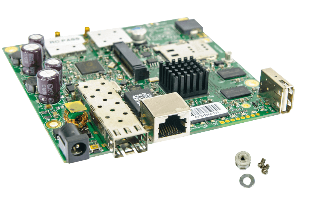 RB922UAGS-5HPACD MIKROTIK SIM SFP MINIPCIE AC866 2-MMCX 1300MW 1-1000 L4 8-30V USB