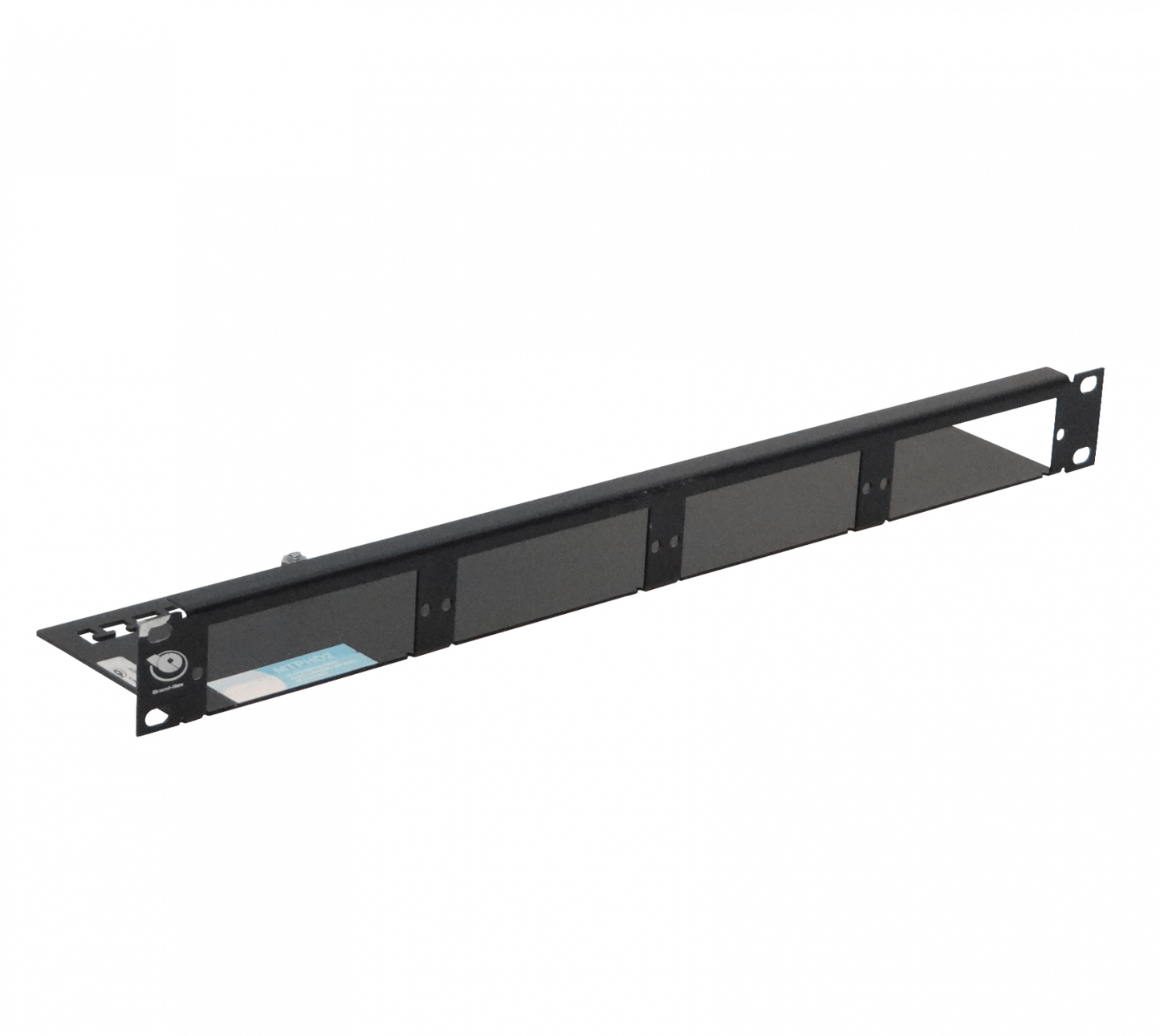 MTPHD2 BRANDREX Panel de Cabecera Metálico Rack 1U Ranurado para 4 Cassettes Vacíos, requiere SCA/SCB