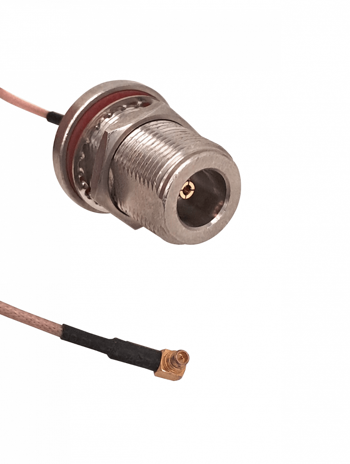 ACMMCX MKTK 34cm Cable Adaptador MMCX-Macho N-Hembra para CA411/433