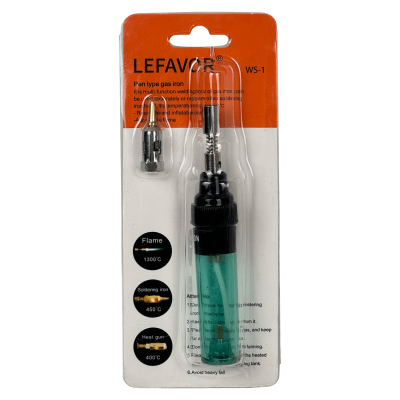 CAUTIN-GAS Soldador a Gas Butano 8ml 1300ºC Mini Soplete