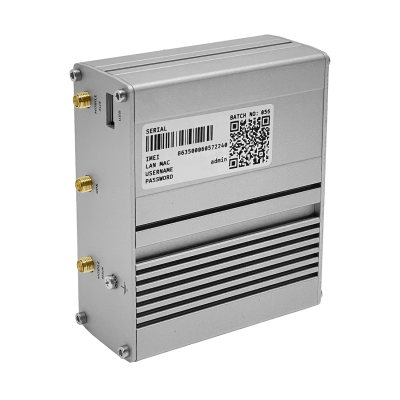 RUTX09. TELTONIKA Enrutador 4G/LTE 300mbps Doble-SIM 3 conectores SMA-H 3 puertos-1000 1-WAN 1-USB