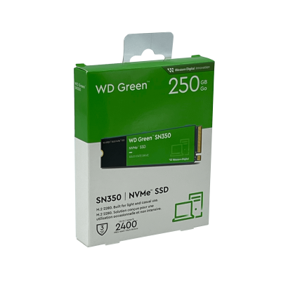 SSD250N WESTERNDIGITAL 250GB NVMe M.2 2400-900mb/s Disco Estado Sólido M.2 WDS250G2G0C