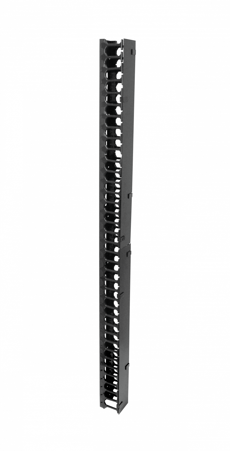RAD-P37V Gabinete Ordenador Vertical 37U-169cm con 2 tapas de Metal y Plástico Lateral, Ancho 10cm, Profundidad 11cm