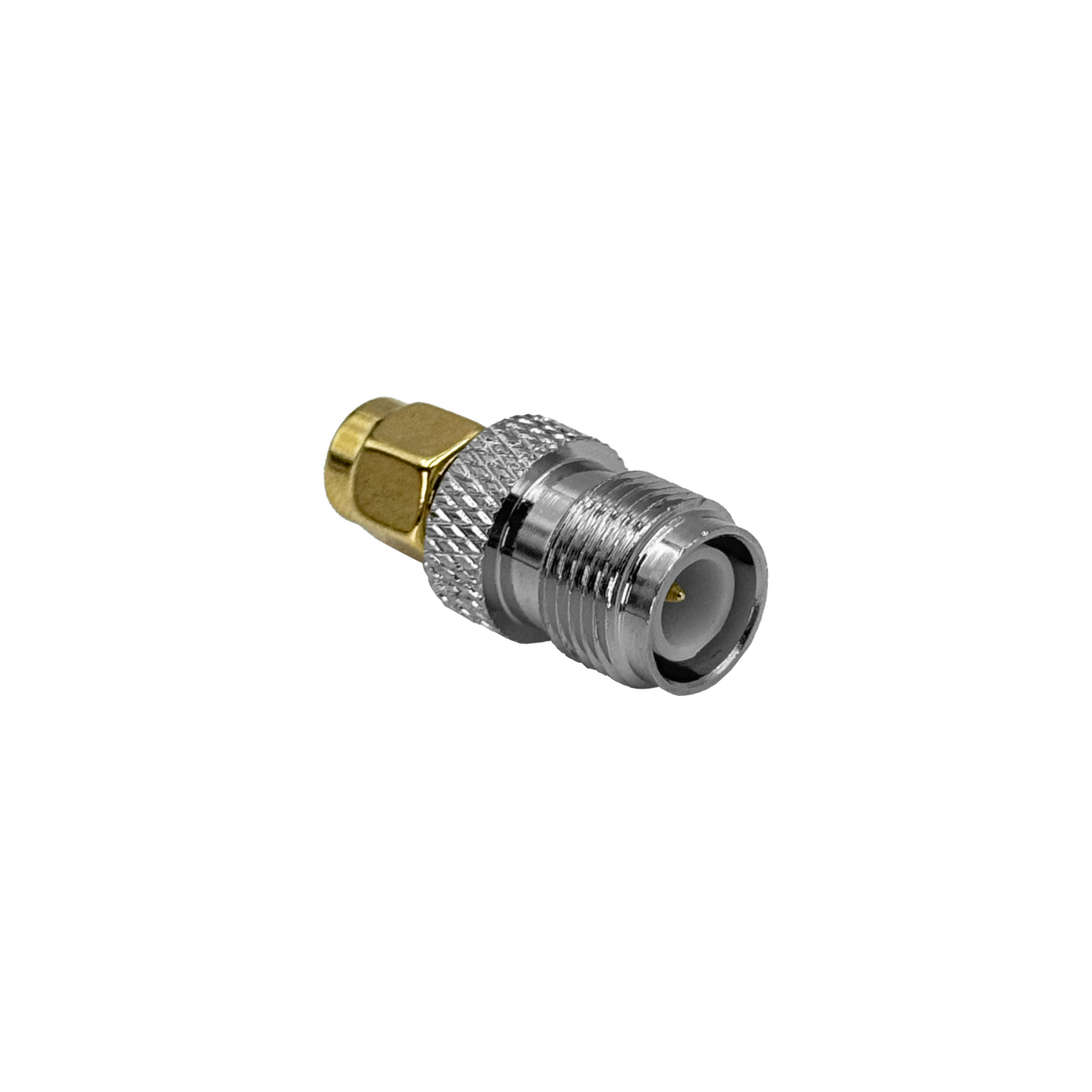 ZHRM Adaptador Coaxial de Hembra RP-TNC a Macho RP-SMA