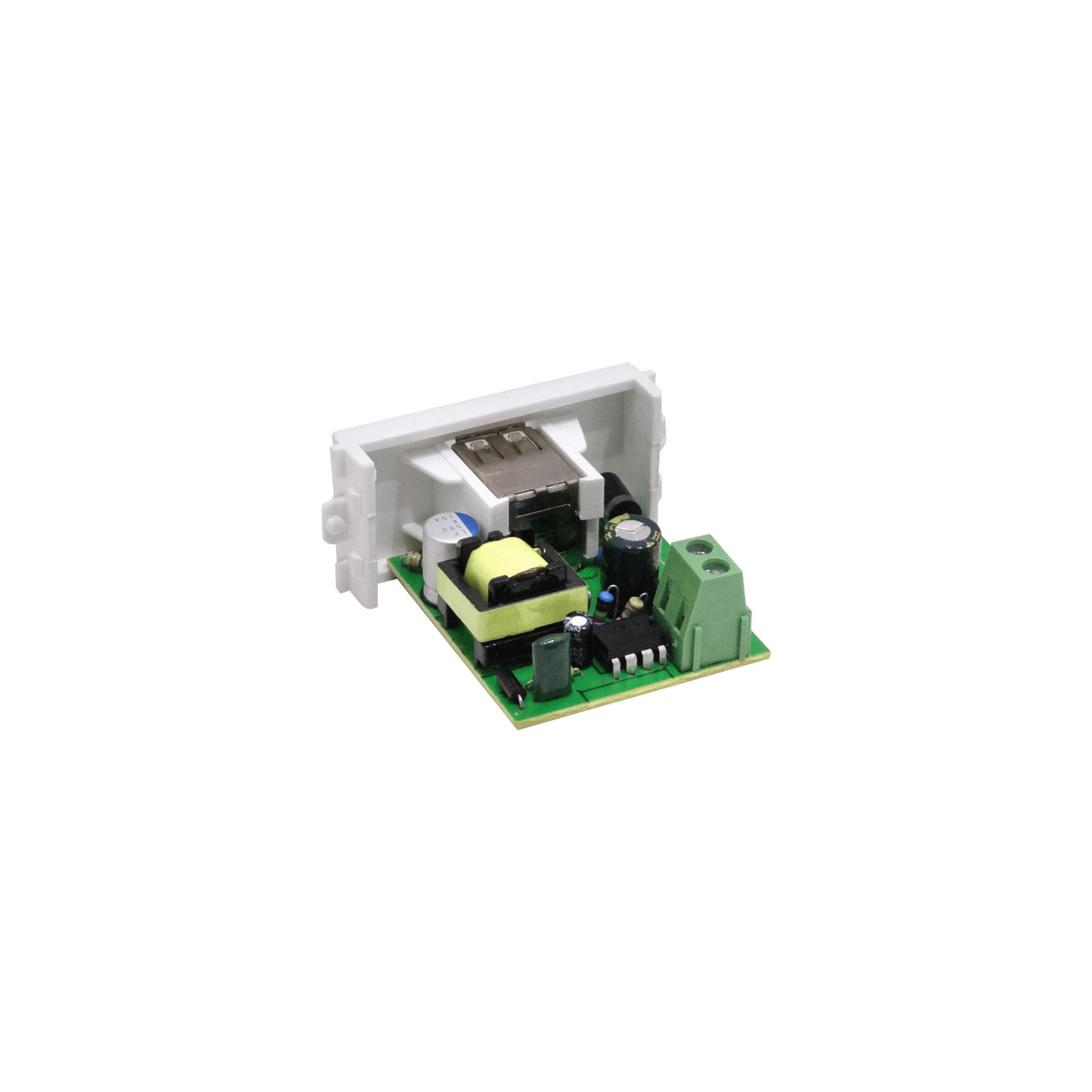 FQ-F5-W10 Fuente de Alimentación para Multimedia FQ1, FQ2, FQ3 con 2 salidas USB-A Hembra, 5V 2.0A (2000mA) 10W, entrada 100-240VAC