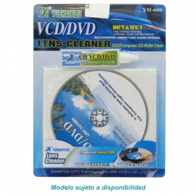 ML-605 Limpia Lente para Lector Grabador CD/DVD/Blu-Ray Lens-Cleaner