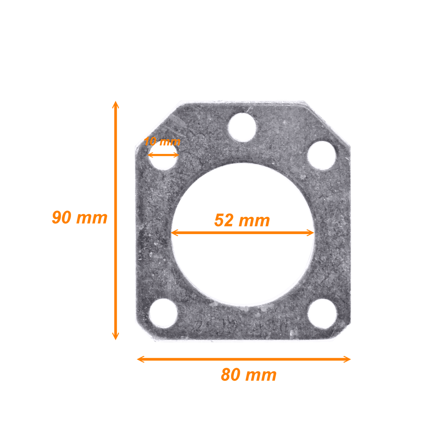 MAST-GP52 LINKMADE para 52mm Placa Sustitución para Soporte Tensor Poste