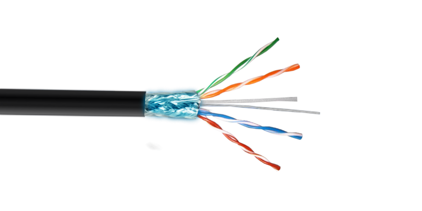 CBXL-SN3 LINKMADE 300mt Cat5E F/UTP Exterior PE Solid Unifilar Cable Negro