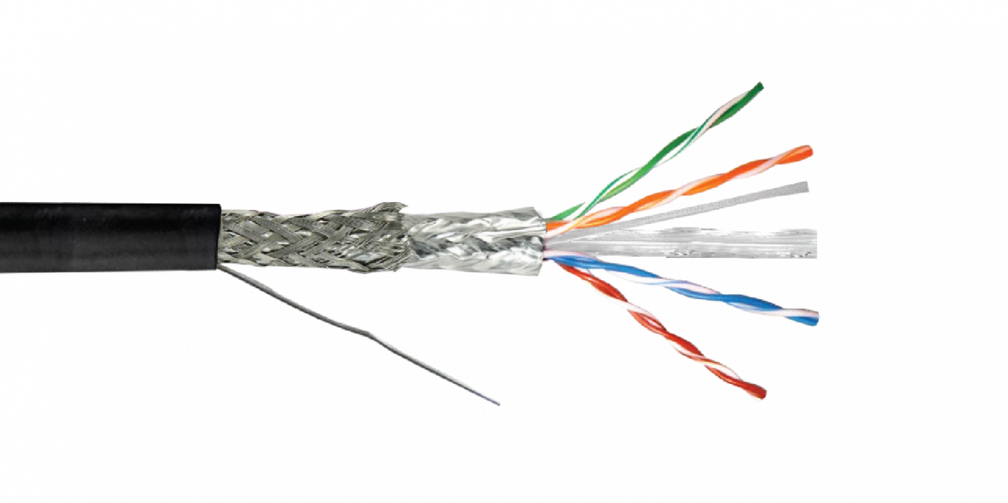 UISP-CABLE-CARRIER UBIQUITI SF/UTP Categoría 5e 305 metros 24AWG Polietileno-Exterior sustituye TC-CARRIER.