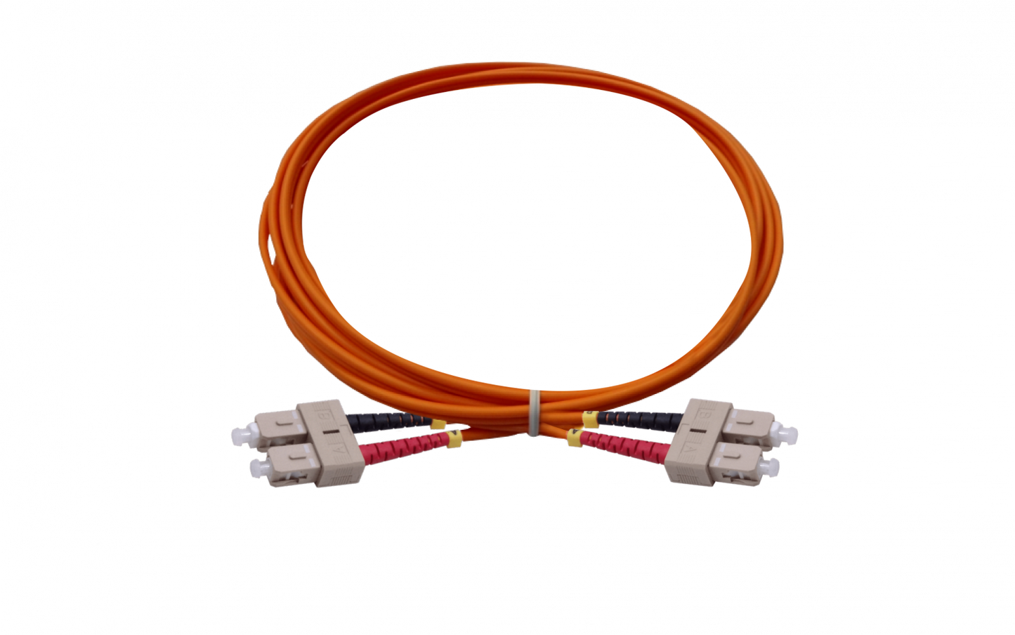 JFMCC1 Cable de fibra óptica dúplex multimodo OM1 SC-SC de 1 metro, 62.5/125 µm, diámetro 3 mm, cubierta LSZH