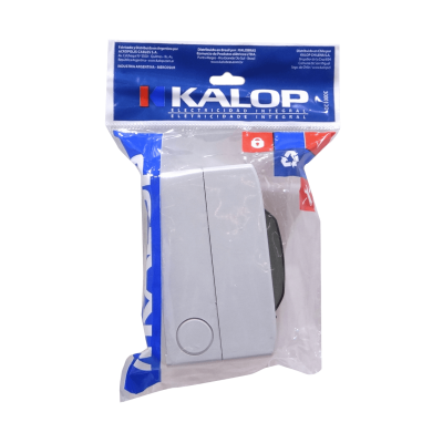CAJA-DIN2 KALOP Con Cubierta 18mm De Ancho 46mm De Alto Envolvente Plástica Para Interruptores Automáticos Carril Din