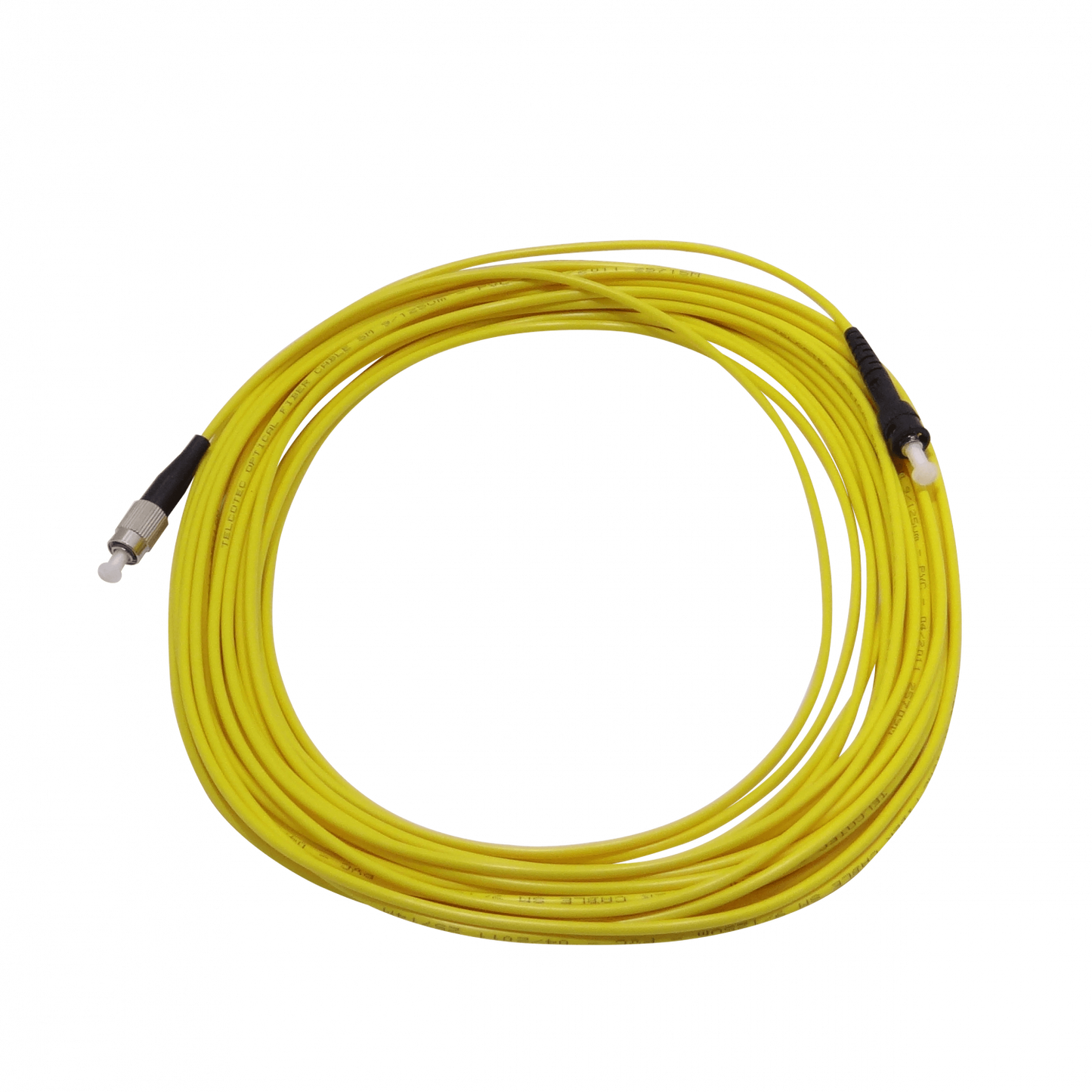 JFSTF12X Cable de Fibra Óptica Simplex Monomodo ST a FC 12 metros 3.0mm 9/125um LSZH