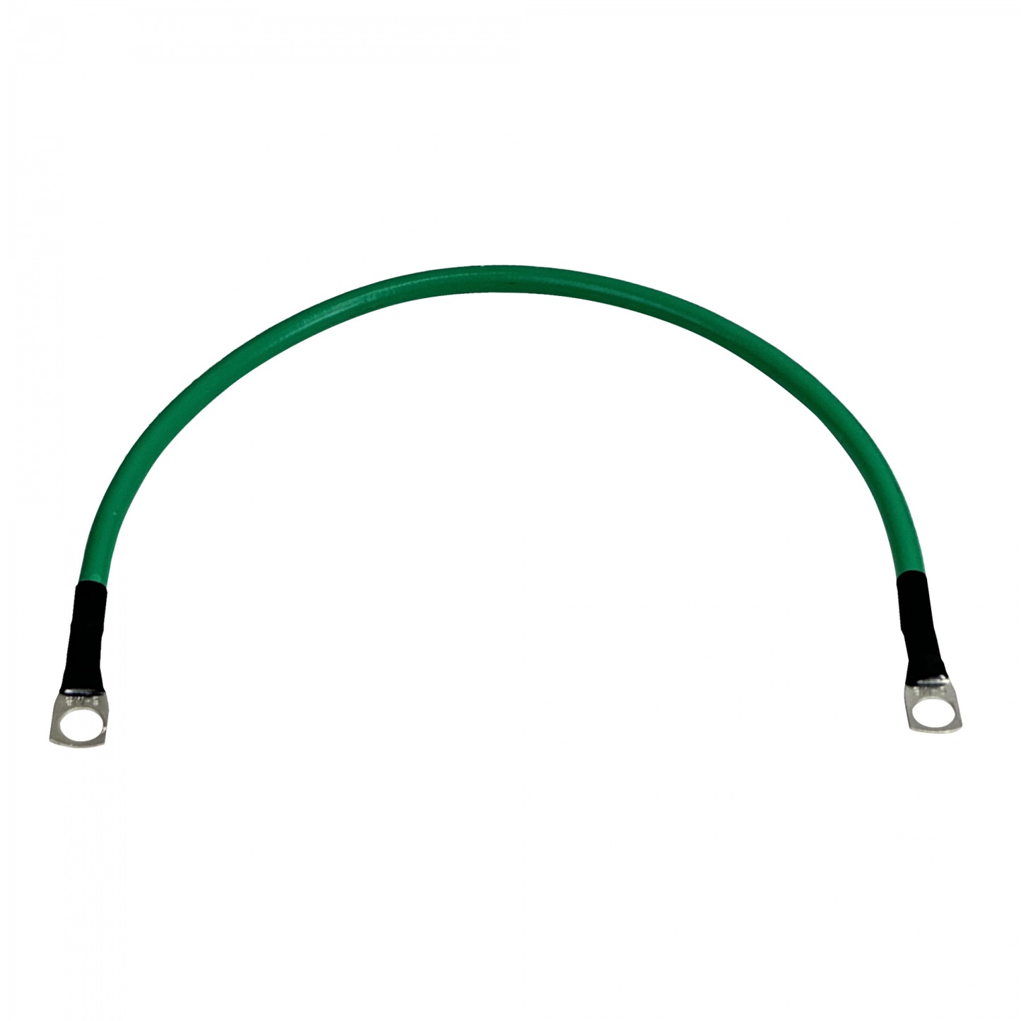 BTV158 Conductor 50cm sección 13,3mm2 calibre 6AWG color Verde terminación 8mm diámetro longitud 0,5mt