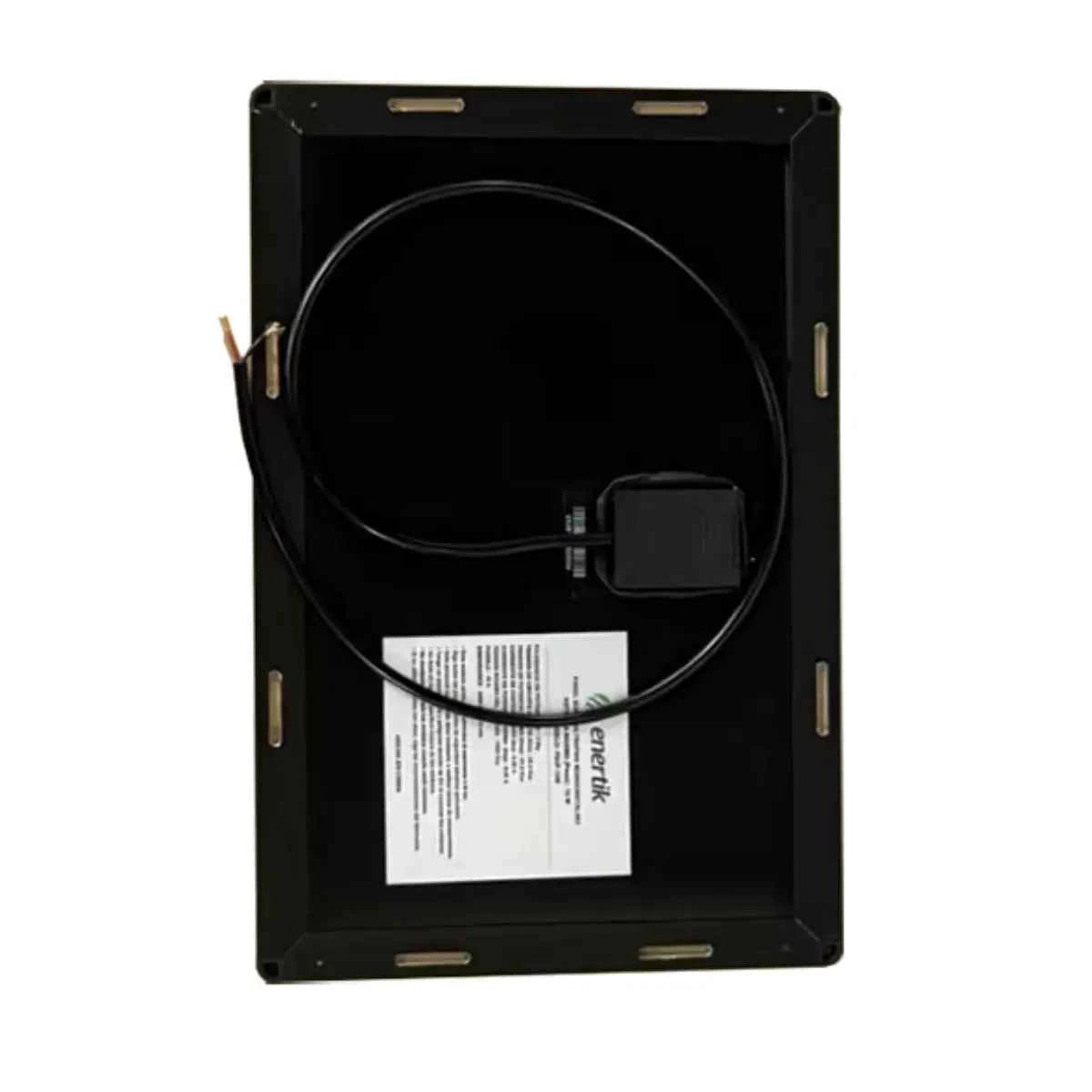 Panel Solar Monocristalino Ultrafino (Negro) – 10W