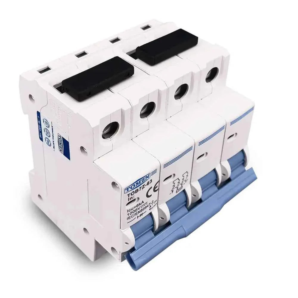 Interruptor Termomagnetico de Corriente Continua 1000Vcc – 4P 63A