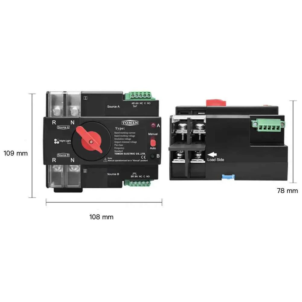 Interruptor Automático de Transferencia con WiFi – 2P 63A