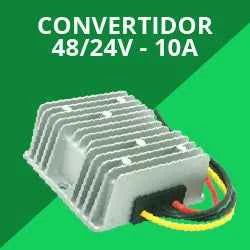 Reductor de Continua DC 48V – 24V 10A