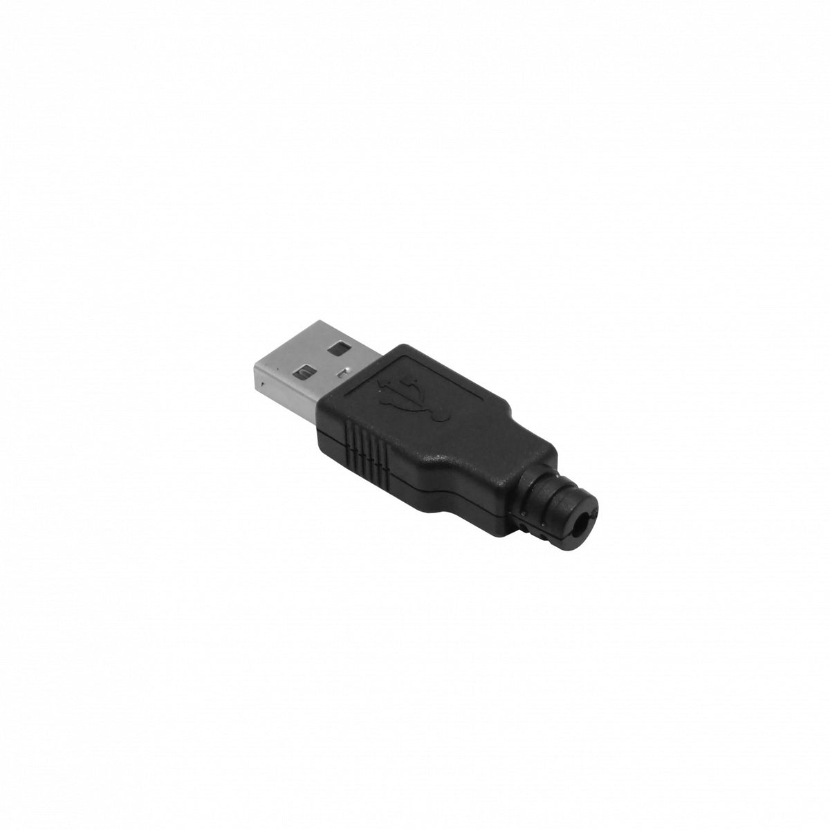 USB-AM-T Conector USB Tipo-A Macho Para-Soldar 4-contactos Ensamblable 47x16x8mm