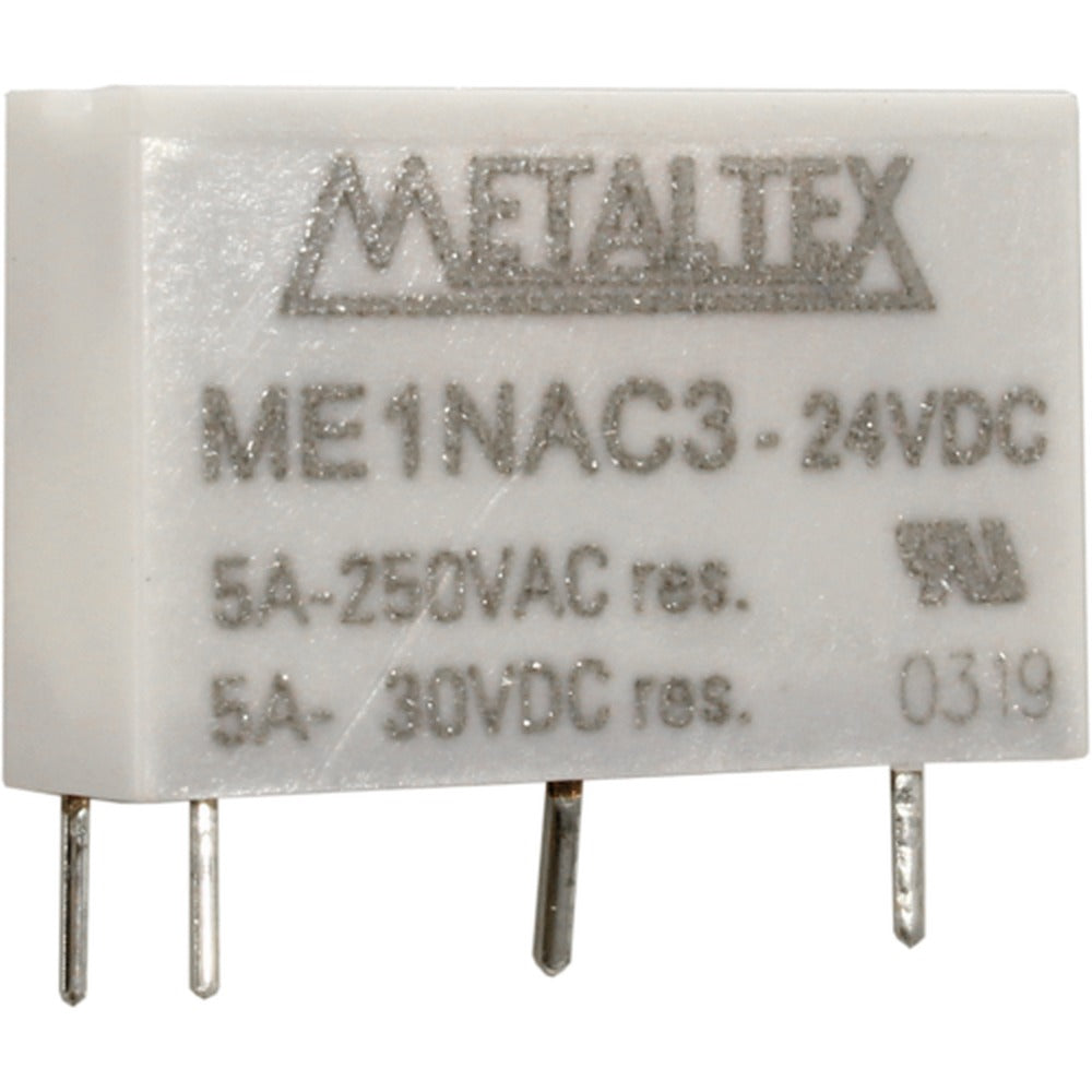 Relé industrial miniatura de potencia 1NA hasta 5A serie ME - 12VDC