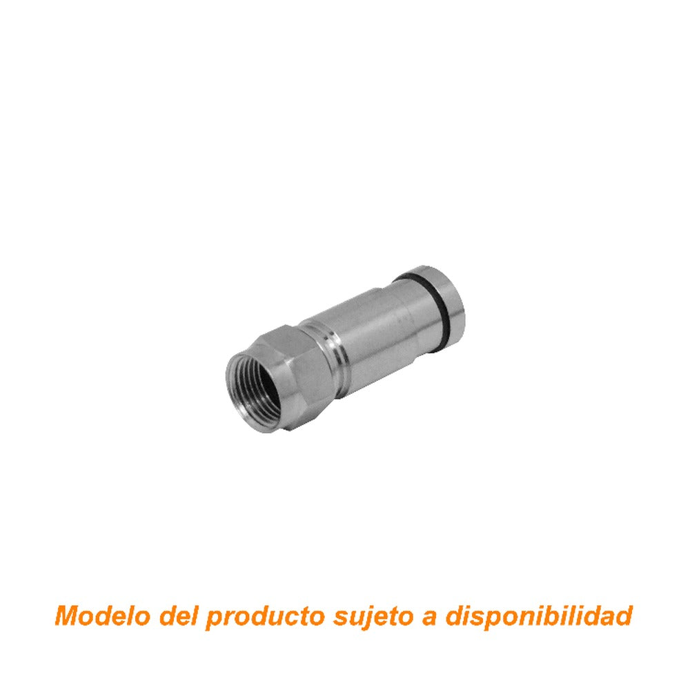 ERG6 RG6 Empuje Conector F-Macho p/Cable Coaxial RG-6 Compresion