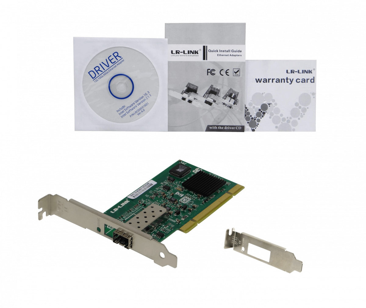 PCI-1SFP LRLINK Tarjeta de Red para Servidor con interfaz PCI Legacy, 1 puerto SFP 1G, modelo LREC7210PF-SFP