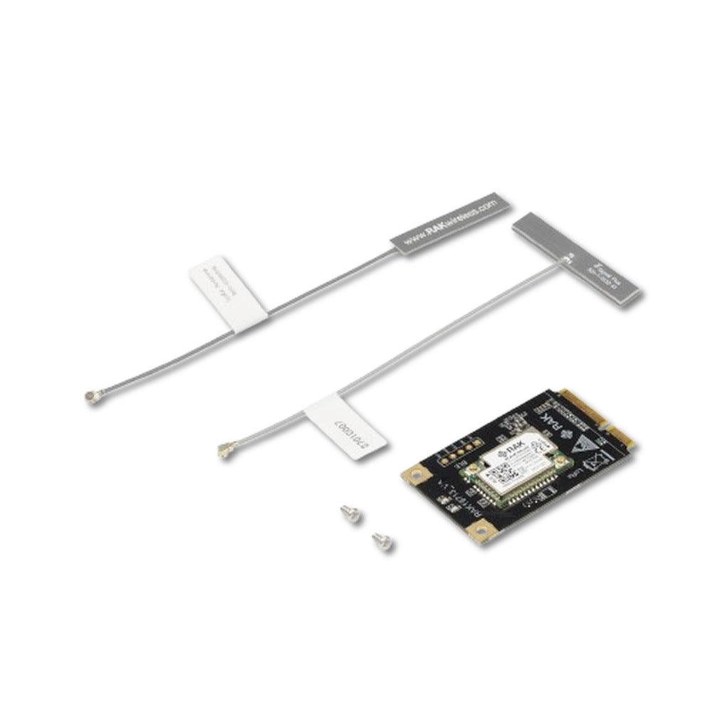 RAK19713 Mini PCIe LoRaWAN 900MHz para Linux, Raspberry Pi CM4 y PC Industriales