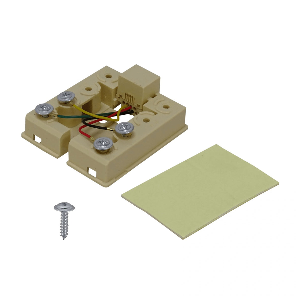RST-11 Roseta de Superficie Blanca para Teléfono RJ11/RJ14 6P4C