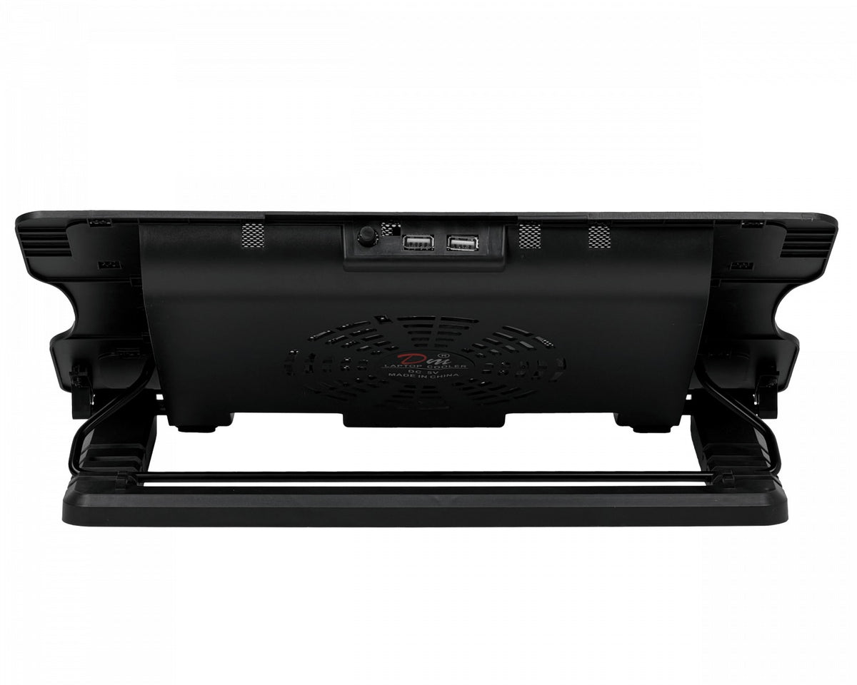 SOP-VENT Soporte ajustable con ventilador Negro para Portatil 9-17Pulg 2-USB