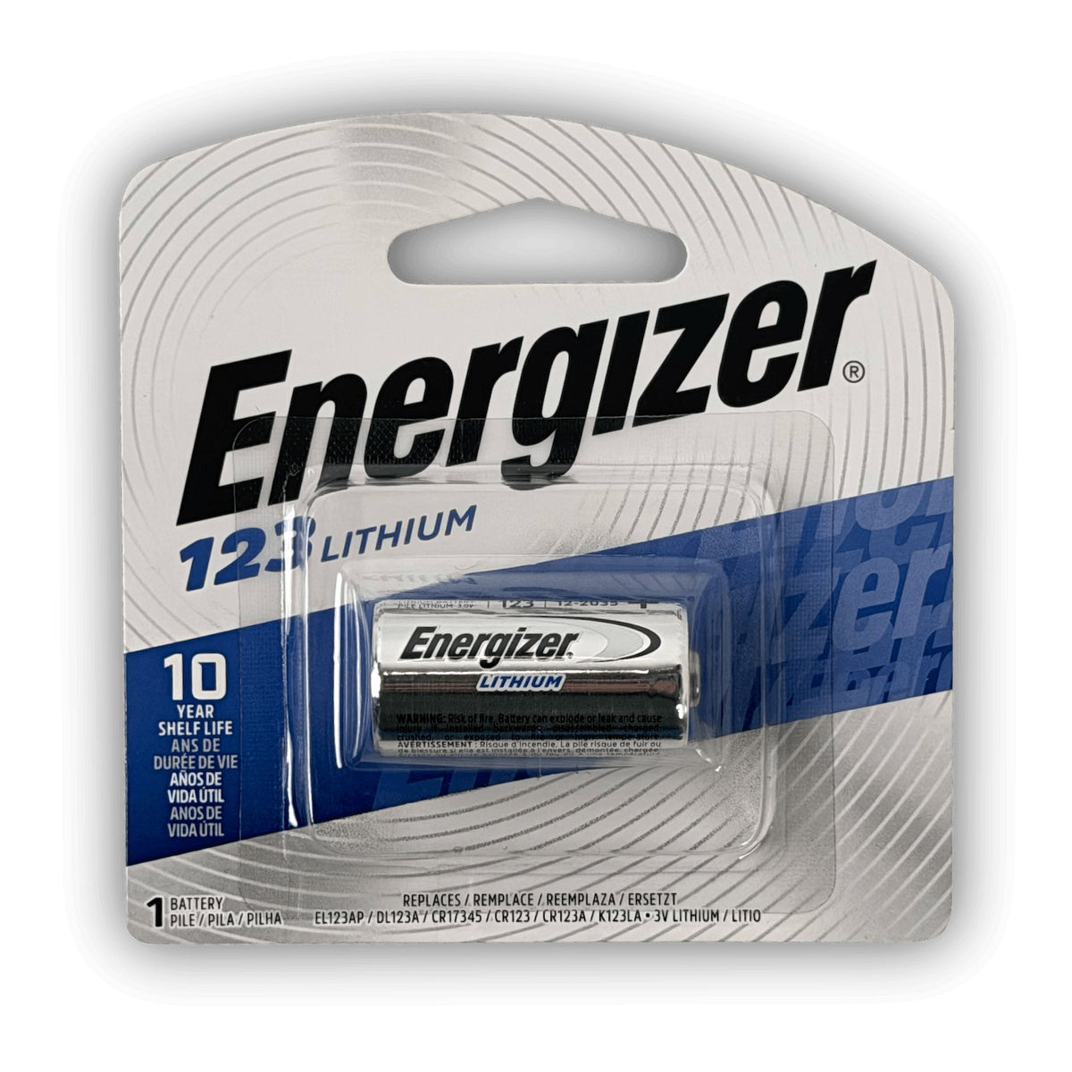 CR123A 16x32mm Batería de Litio 3V No Recargable x favor recicle devolviendo a LK