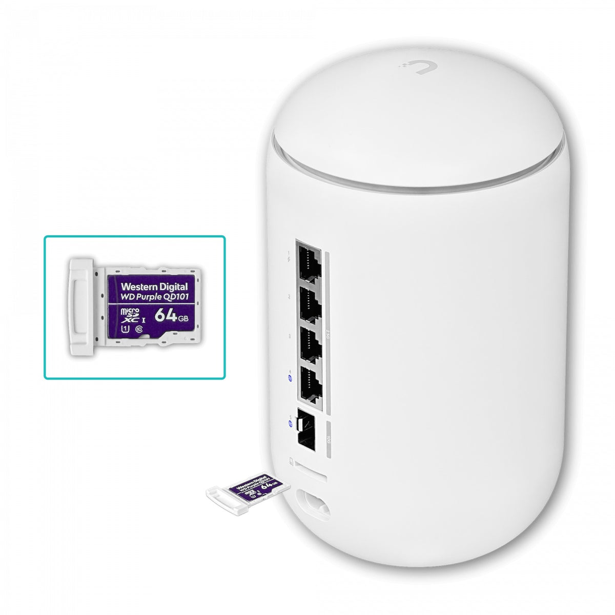 UDR7. UI UBIQUI NVR Enrutador WiFi7 4-2500(1-PoE SFP+ 64GB-mSD UniFi Cloud Gateway UDR7-EU UBIQUITI