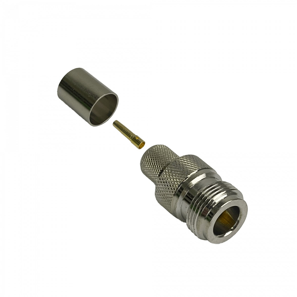 NH4C Conector Hembra para Crimpar CA400 LMR400 Conector Coaxial Serie-400