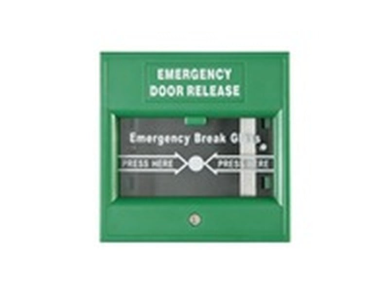 HIK Boton de emergencia - ruptura de vidrio - verde