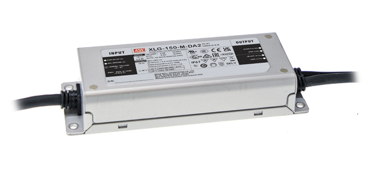 Driver LED metal de potencia DALI-2 PFC 150W XLG-150-DA2 - 1400mA