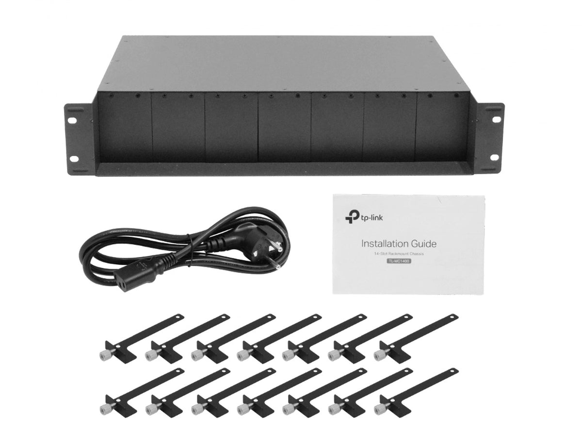 TL-MC1400 TP-LINK V3.0 Bastidor para Instalación en Rack 14 Ranuras Convertidores MCXXXX