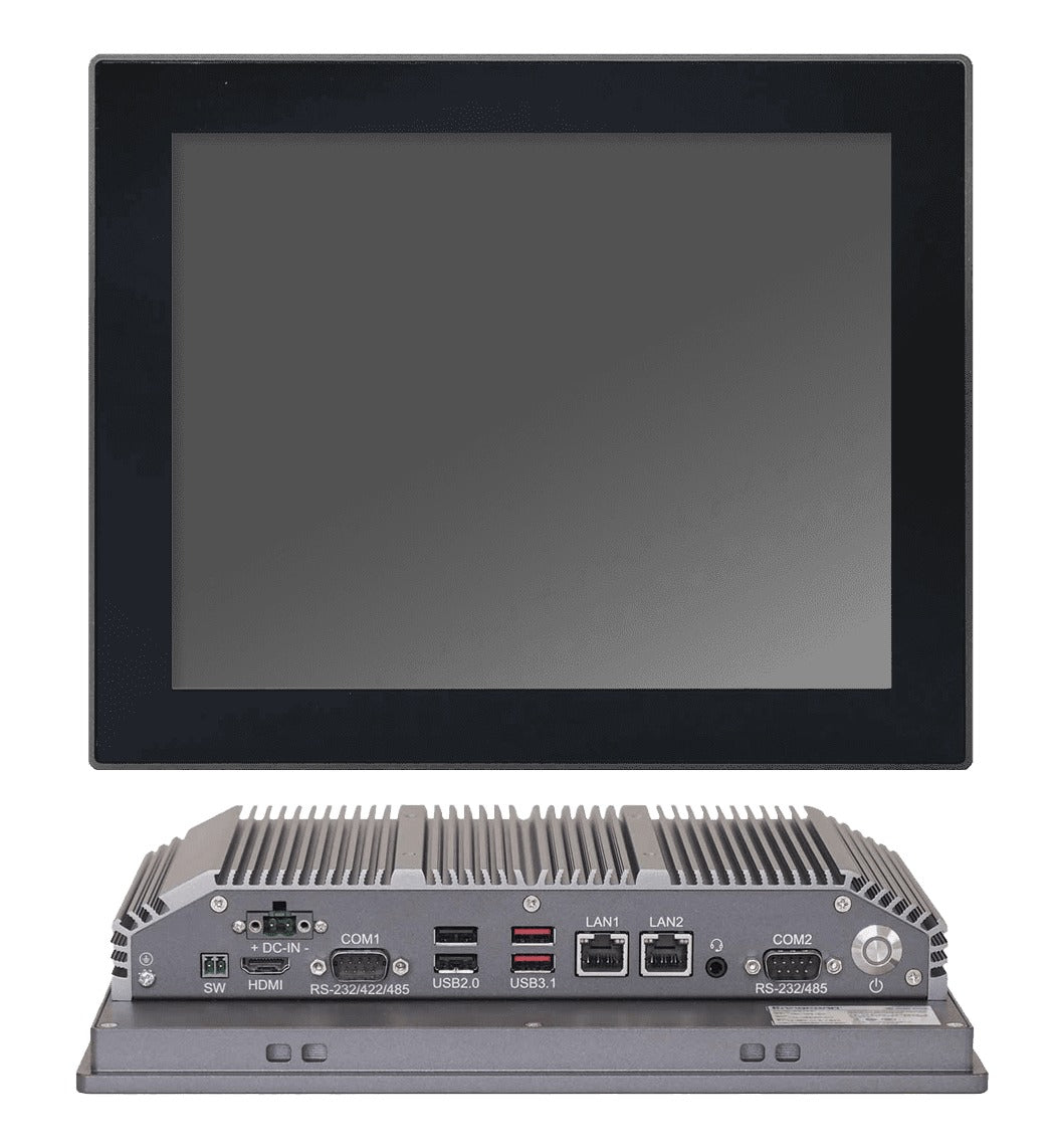 Industrial Fanless 12.1" Panel PC, w/ Intel - ®Plataforma Elkhart Lake J6412