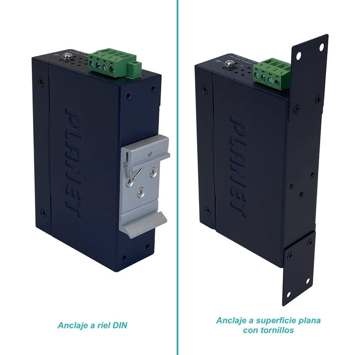 IGS-510TF PLANET 4-1000 1-SFP IP30 Switch Industrial Riel-DIN Gigabit req/12-48V