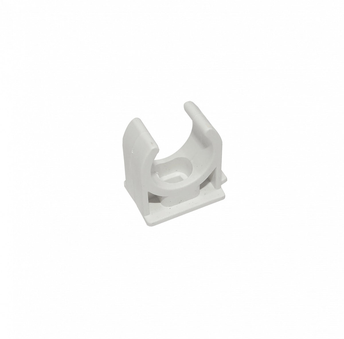 PVC16-A LINKCHIP 16mm Abrazadera de Sujeción Grapa para Cañería PVC Blanca Tornillo