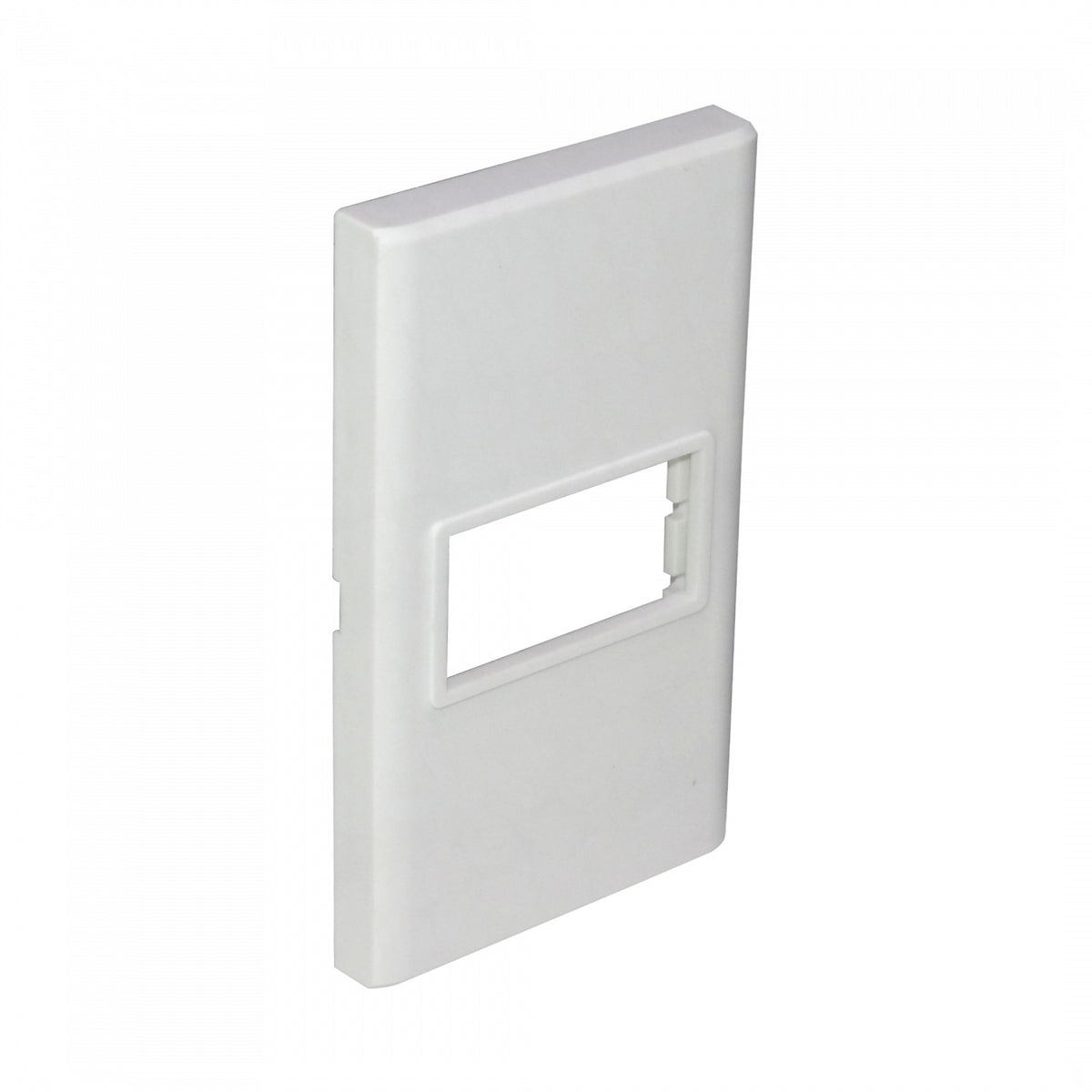 FQ1 1-Puerto Placa Pared 120x70mm Blanca Faceplate Multimedia LY-115