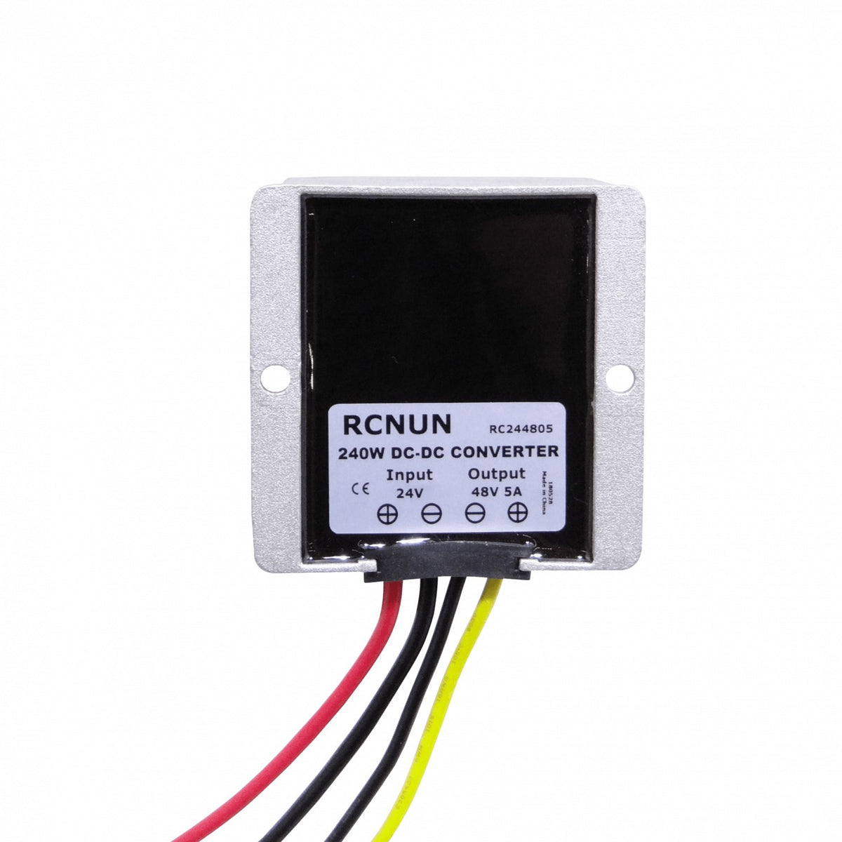 DCDC24-48V Transformador 240W entrada:20-32VDC entrada:24VDC salida:48VDC 5A IP68 Elevador Boost