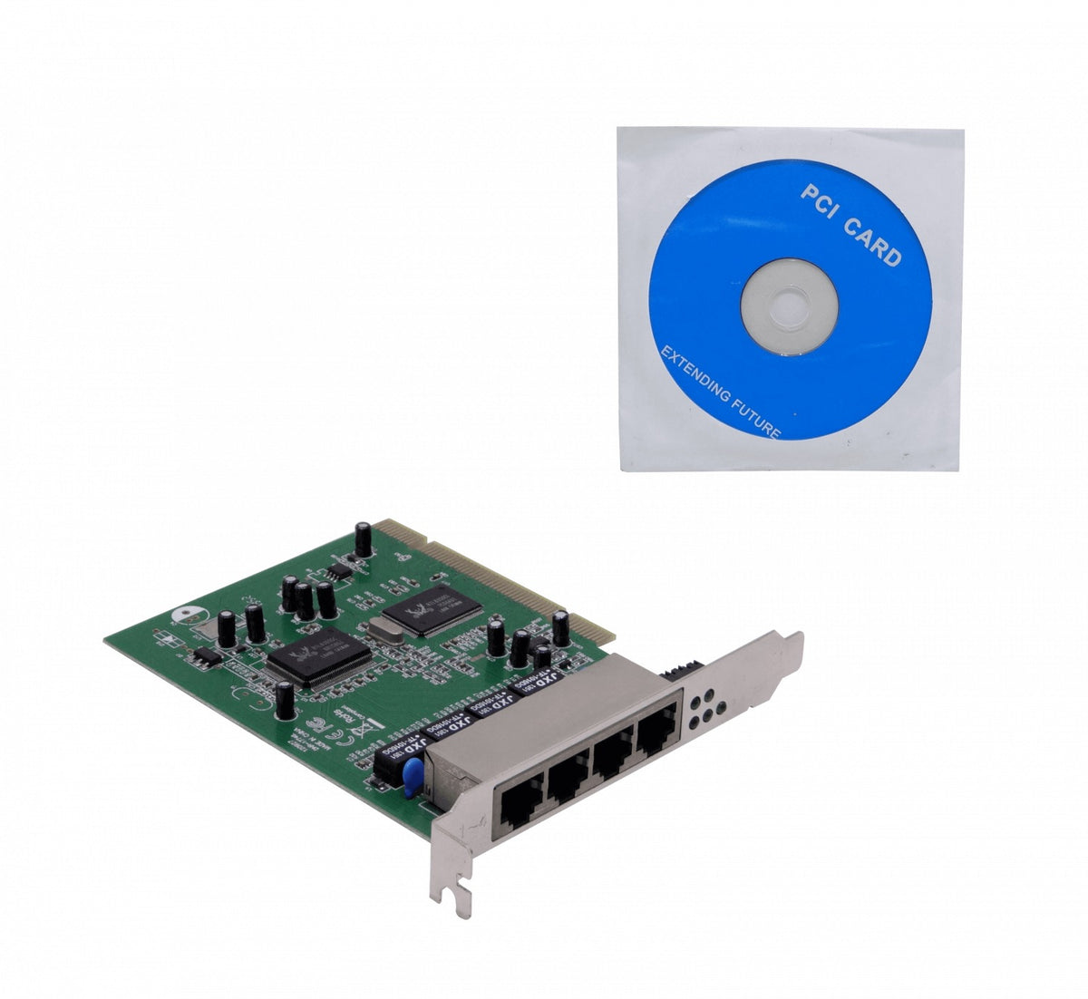 RB44L PCI-Legacy 10/100 4-100-LAN para Servidor RTL8100CL RTL8305SC