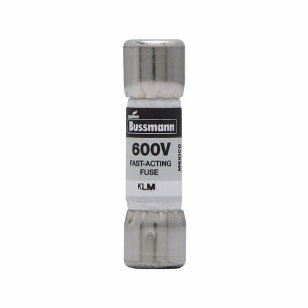 Fusible Bussmann KLM (10x38mm) Midget Fuses, 600Vac/dc, 1⁄10–30A, rápido - 30A