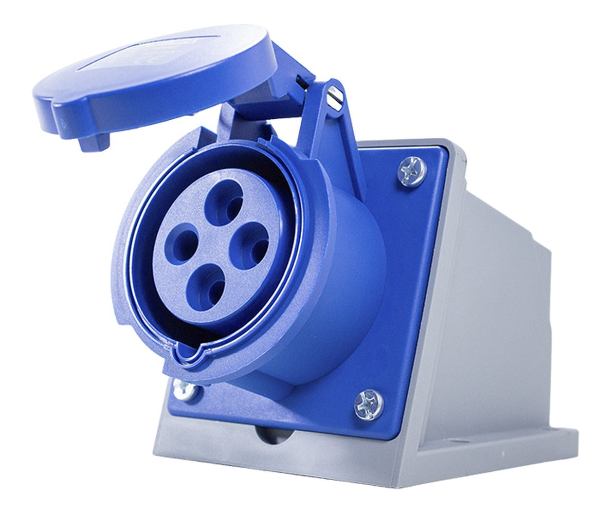 Enchufe Industrial de Sobreponer 16A 220-240V 3P+E IP44 Metaltex TL3S16442