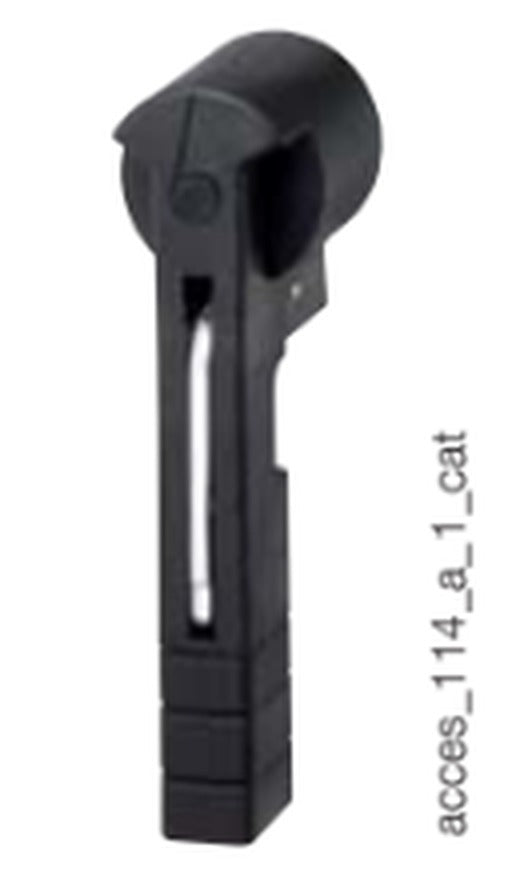 Mando negro frontal directo para SIRCOVER 125 a 630A