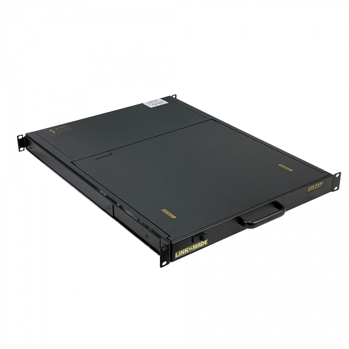 CONSOLA-1U-LIQ DE SEGUNDA MANO Panel de control Pantalla 1-VGA Teclado Panel táctil 1-USB Bastidor 1U necesita-KV
