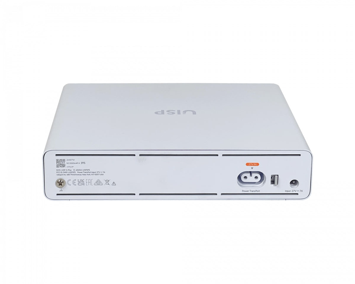 UISP-S-PLUS. Interfaz 4-SFP+10G 4-2500-PoE27V 27V/160W-total Conmutador 100-240VAC UISP-S-PLUS-EU UBIQUITI